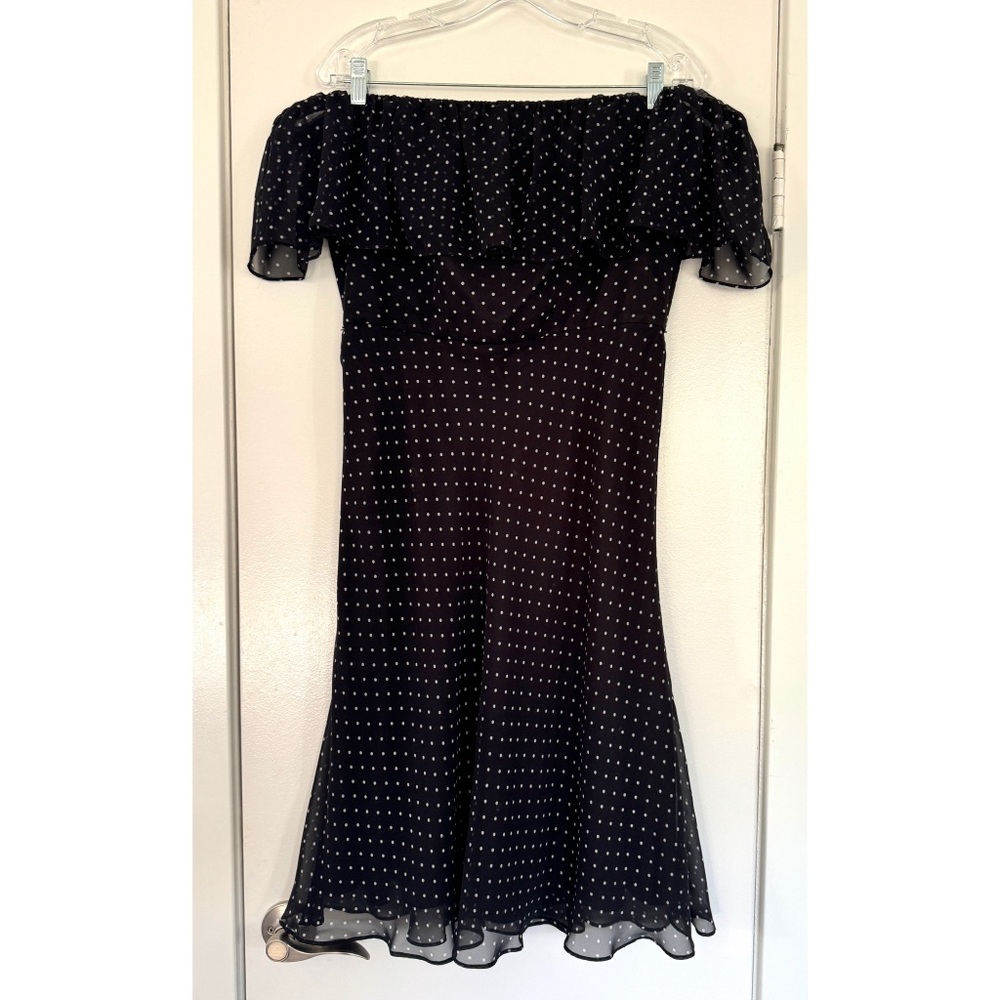 White House Black Market Polkadot Dress